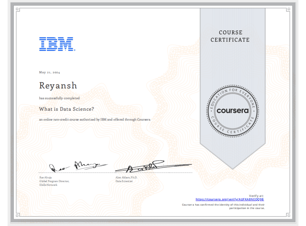 Certificate 7